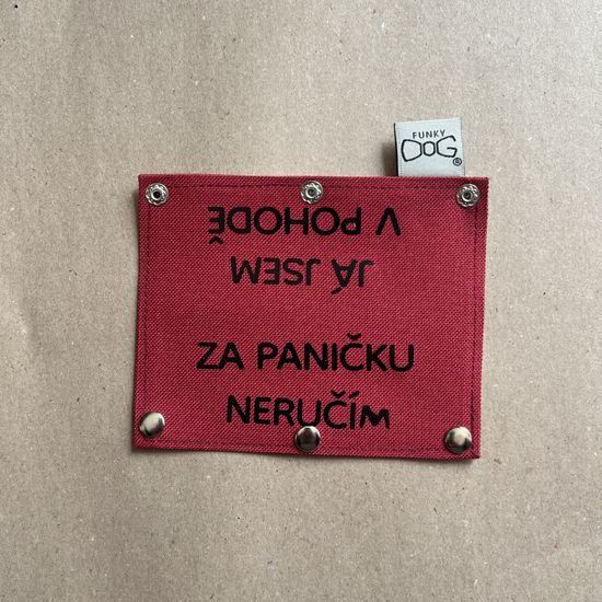 FUNKY DOG Návlek na vodítko originální nápisy