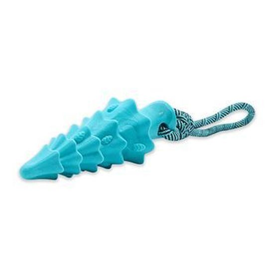 Akinu ČESKÝ LES Smrček s provazem hračka pro psy nebeská modrá