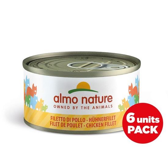 Almo Nature HFC Natural Megapack Kuřecí filet 6x70g