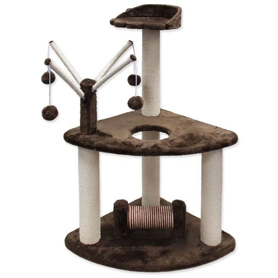 Magic Cat Odpočívadlo Adriana hnědé 50x50x93cm