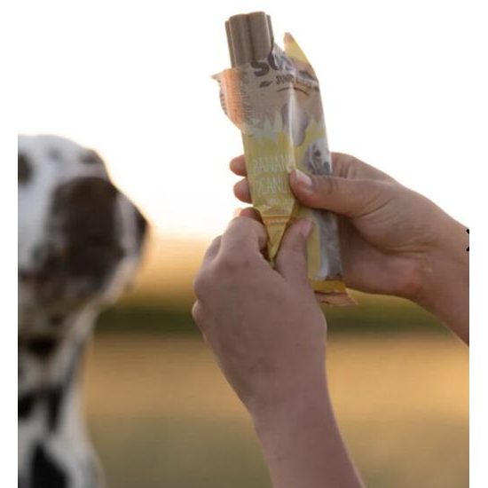 Soopa Pets Dentální tyčinky Jumbo s banánem a arašídovým máslem 170 g