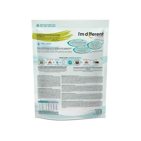 I'm different Fish DINNER mrazem sušené raw krmivo s rybou 397 g