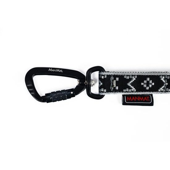 Manmat CELOODPRUŽENÁ šňůra s ALU karabinou
