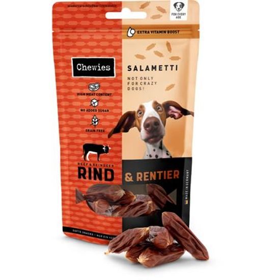 Chewies Salametti Hovězí a sobí maso 60 g