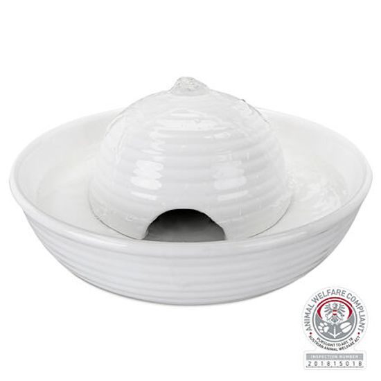 Trixie Pítko fontána VITAL FLOW MINI keramická 0,8l bílá