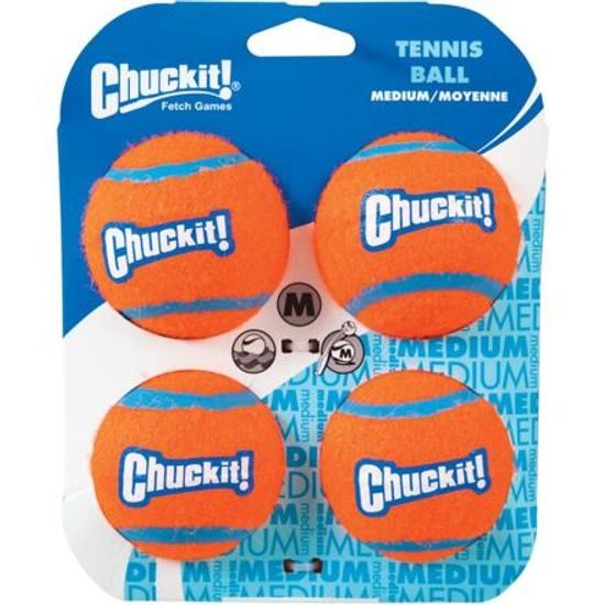 Chuckit! Míčky tenisové Medium 6,5cm 4ks