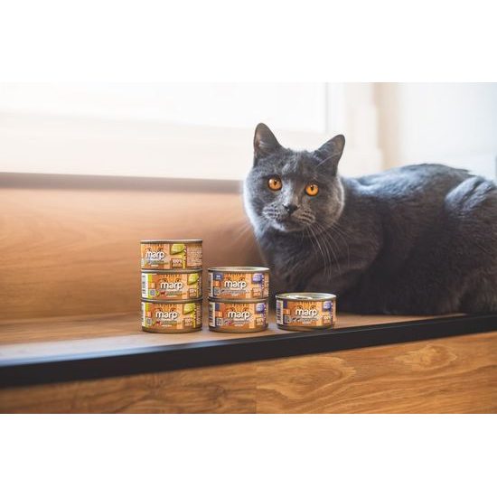 Marp Holistic Plus konzerva pro kočky Kuřecí paté s krevetami 24x70g