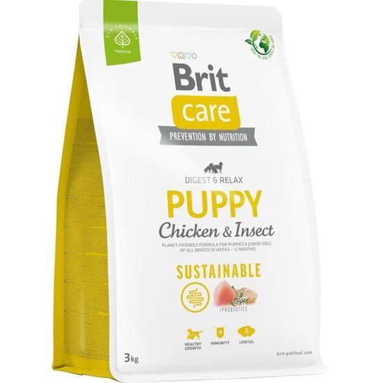 Brit Care Dog Sustainable Puppy Chicken+Insect 3 kg