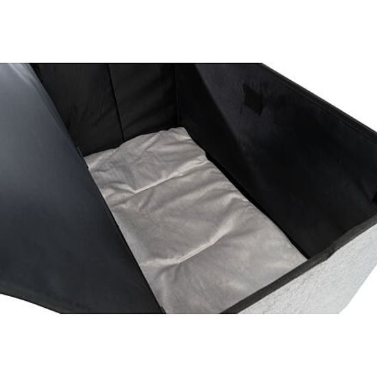 Trixie Domek/boudička KIMMY tkaná látka odnímatelné víko 72x40x40cm šedá