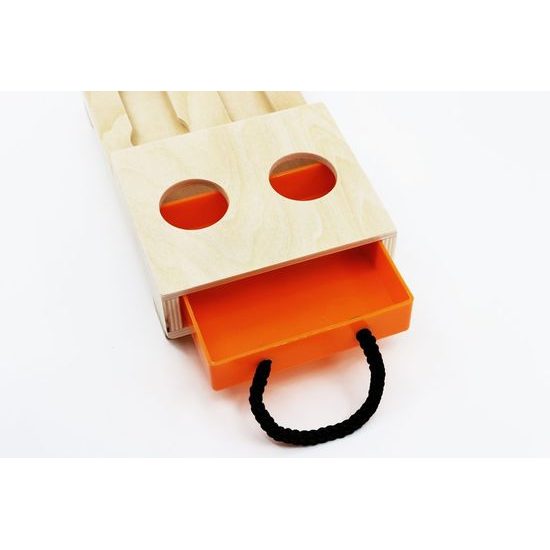 My Intelligent Pets Dřevěný hlavolam Playground - Modul 2K (pouze deska bez kloboučků a válečků)