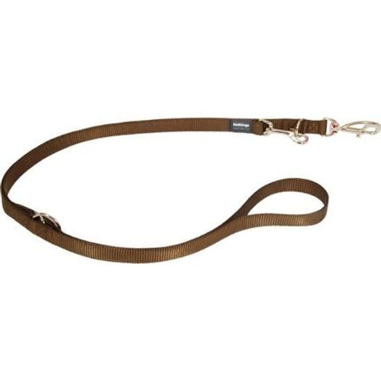 Red Dingo Vodítko přepínací 12 mm x 2 m Hnědá
