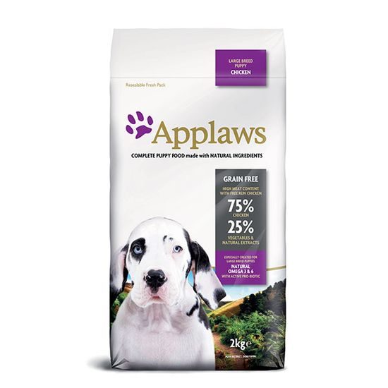 Applaws granule Dog Puppy Large Breed Kuře