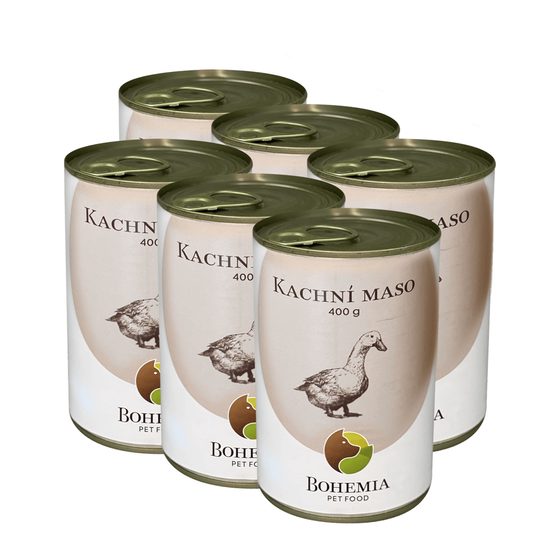 BOHEMIA 6x Kachní maso ve vlastní šťávě 400g