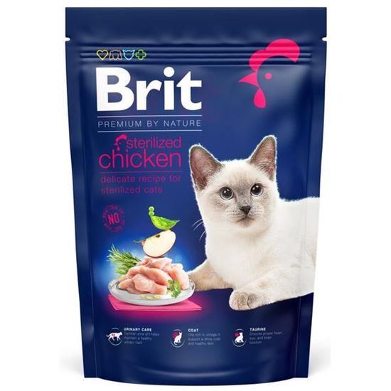 Brit Premium by Nature Cat Sterilised Chicken  800 g
