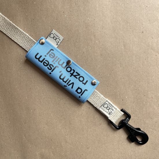 FUNKY DOG Návlek na vodítko originální nápisy