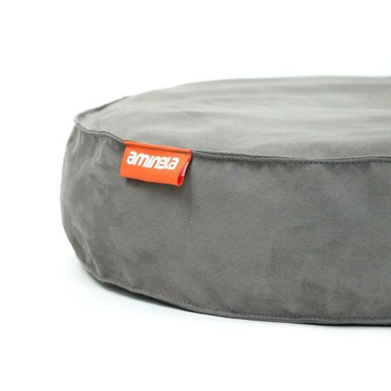 Kulatý pelíšek Aminela Full comfort 50/12cm šedá