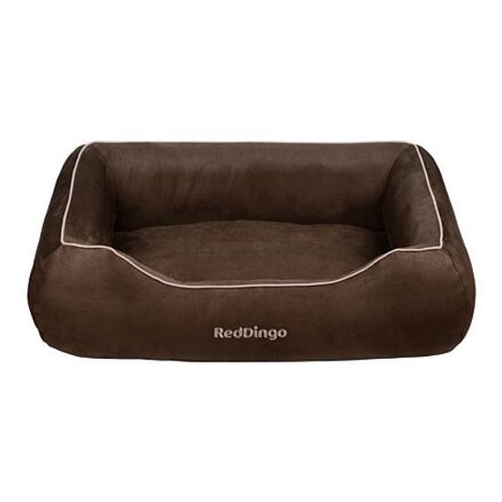 Red Dingo Donut Bed Pelech pro psy Large 100 cm hnědý
