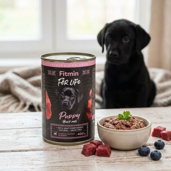 Fitmin For Life Hovězí konzerva pro štěňata 400 g