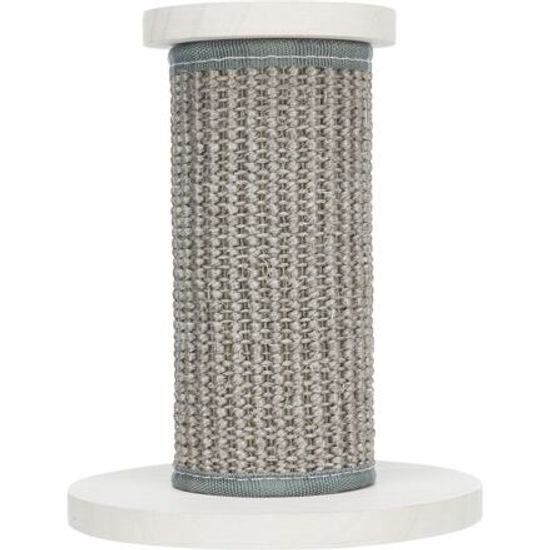 Trixie Kulatý schůdek se sisalem prvek na stěnu ø18x 22cm borové dřevo bílá/šedá