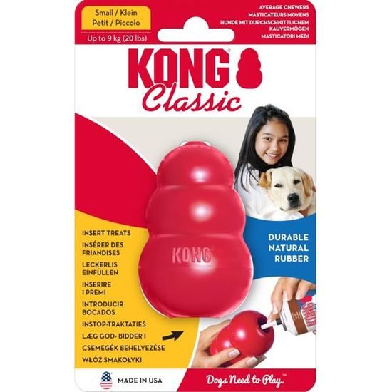 KONG Hračka guma sněhulák Classic S