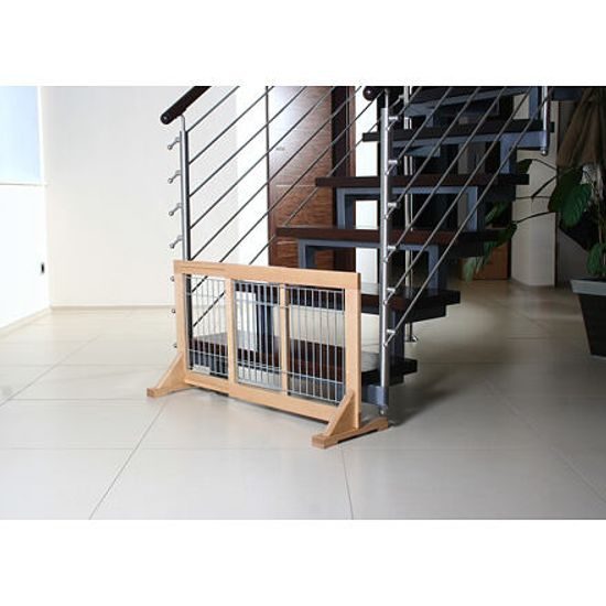 Trixie Posuvná bariéra pro štěňata a malé psy 63-108x50x31cm