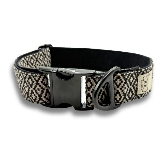 FUNKY DOG Široký psí obojek 4 cm ekologický pevný a stylový