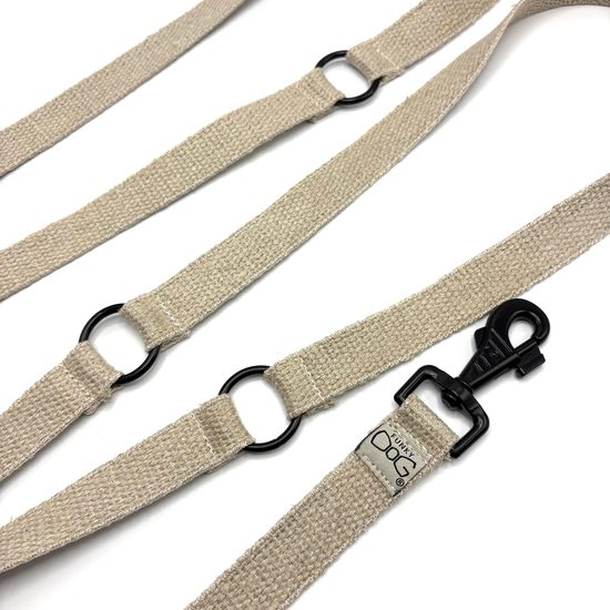 FUNKY DOG Konopné přepínací vodítko pro psa 3 m