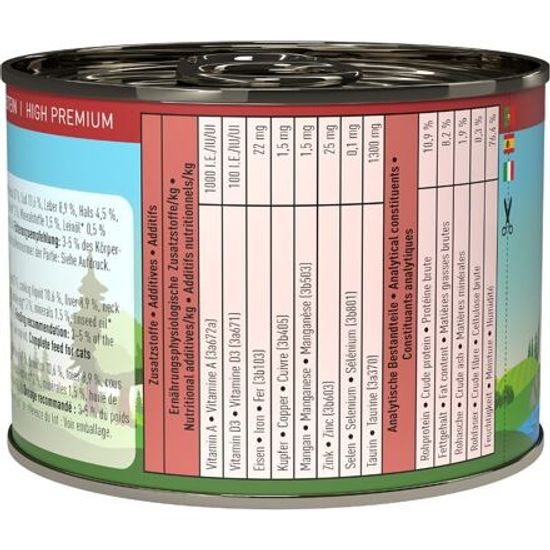 Catz finefood Konzerva CF Bio No.503 s kuřecím masem 200 g