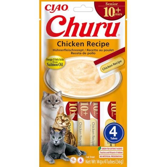 Inaba Churu Senior Cat snack kuře 4x14g