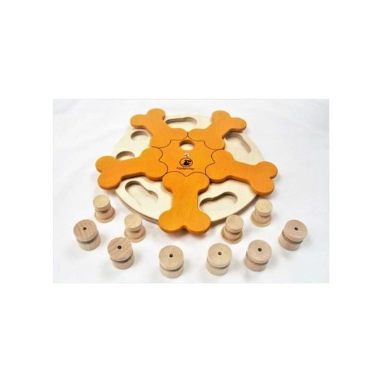 My Intelligent Pets Dřevěný hlavolam Bone's carousel/obtížnost 1-4