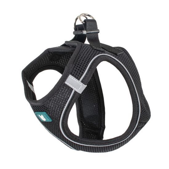 Farm company soft mesh postroj pro psy černý L 48-54cm