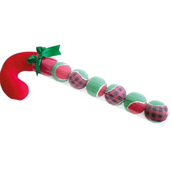 Nobby Hračka tenisové vánoční míčky 6,5cm 6ks