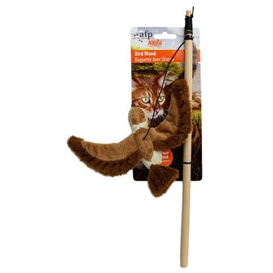 AFP Dřevěná vábnička AFP Natural Instincts s ptáčkem se šantou