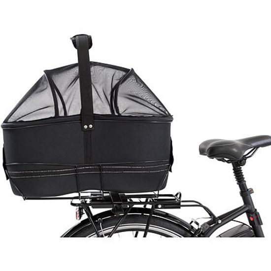 Trixie Přepravka na kolo LONG na široký nosič 29x42x60cm černá (max 8kg)