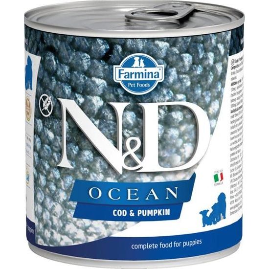 N&D OCEAN Dog konzerva Cod & Pumpkin Puppy 285 g