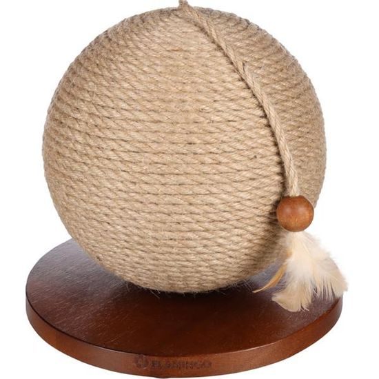 Flamingo Škrabadlo Estrella koule hnědá ∅ 24.5cm