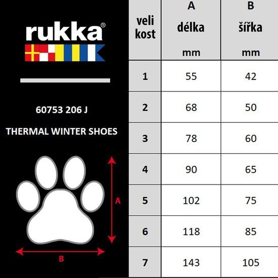 Rukka Thermal Shoes zimní botičky 4ks