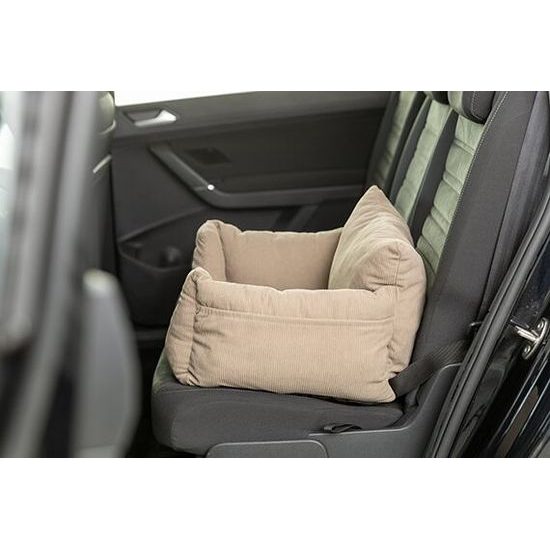 Trixie Sedačka / pelech do auta 55x50 šedobéžová