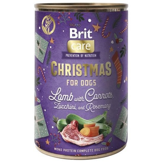 Brit Care Dog konzerva Monoprotein Christmas Lamb 400g