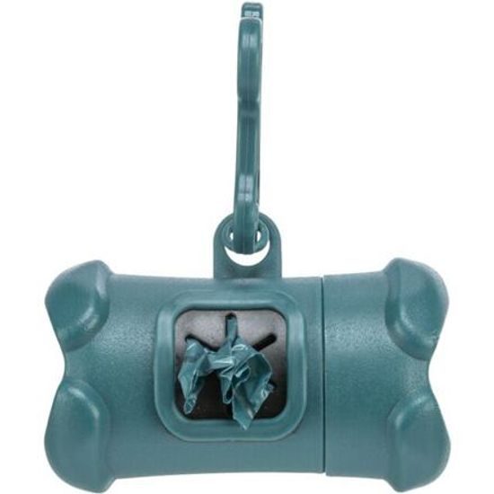 Trixie Plastový zásobník na sáčky na trus tvar KOST včetně 1 role 15ks