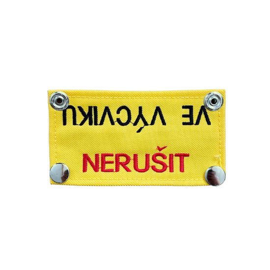 FUNKY DOG Žlutý návlek na vodítko mini 13 x 3 cm