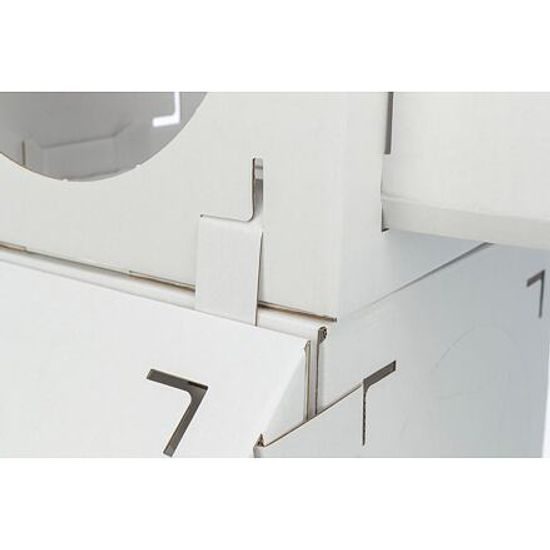 Trixie FINCA FELICE kartonový nábytek pro kočky 125x62x62cm nosnost 8kg bílá