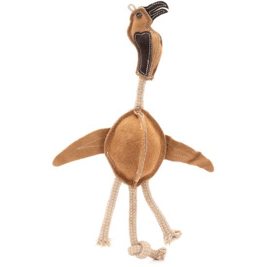 Wooffee kožená hračka Sup s provazy