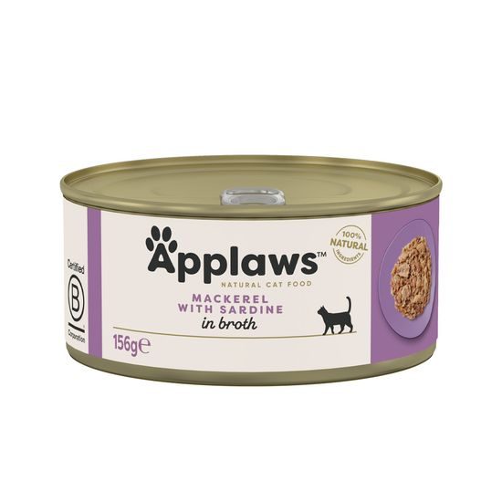 Applaws konzerva Cat Makrela se sardinkami