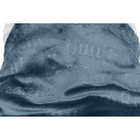 Trixie Plyšový pytel PAUL chumlací ø40x60cm modrá/bílá