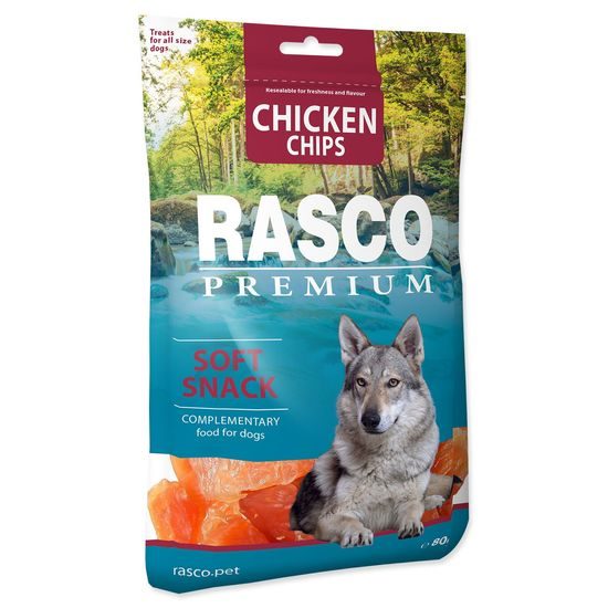 Rasco Premium Pochoutka kuřecí plátky 80g