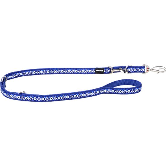 Red Dingo Vodítko přepínací 20 mm x 2 m Evil Eye Tmavě Modrá