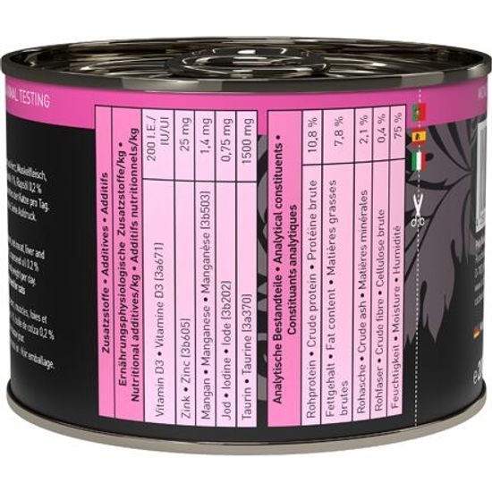 Catz finefood Konzerva CF Purr No.119 s hovězím masem 200 g