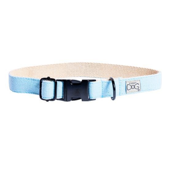 FUNKY DOG Konopné krátké vodítko pro psa 1,7 m modré