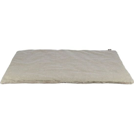 Trixie Xmas LUCIANO vánoční plyšová podložka 90 x 70 cm béžová/zlatá